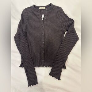 Madewell Ribbed Cotton Cardigan